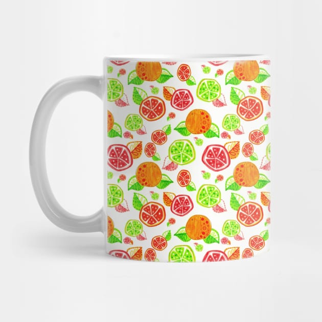 Colorful Citrus Pattern by saradaboru